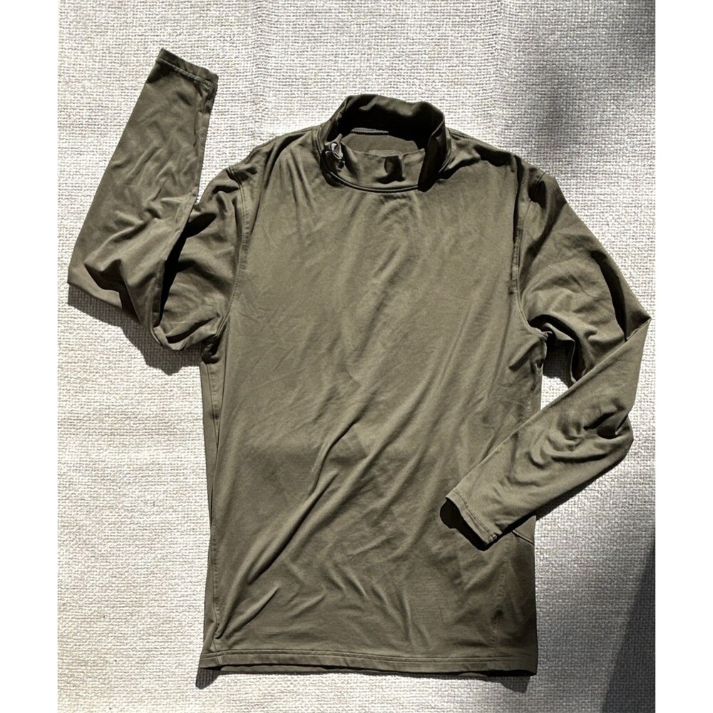 Under Armour UA Tactical ColdGear Infrared Base Mock Shirt Large 1365388 Green